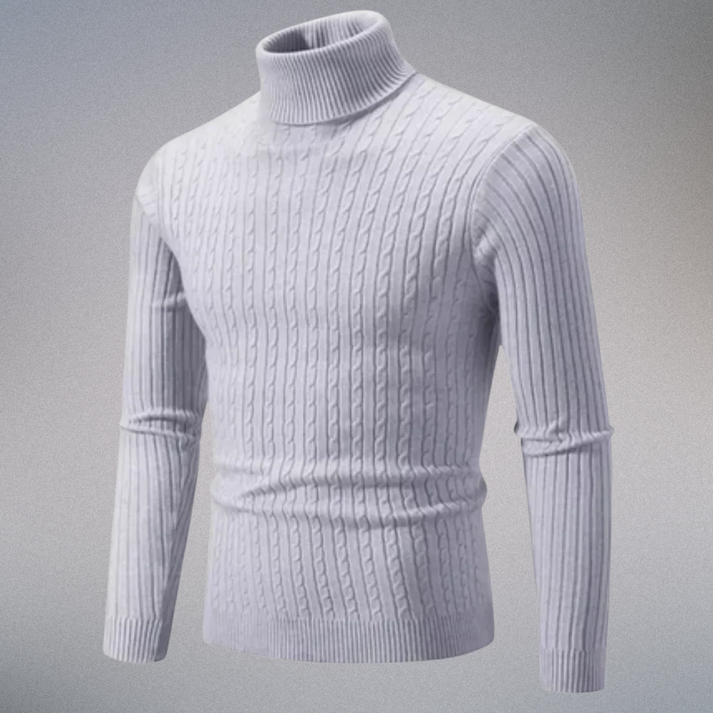 Enzo | Warm Turtleneck Knit Sweater (1 À L'achat, 1 Gratuit)